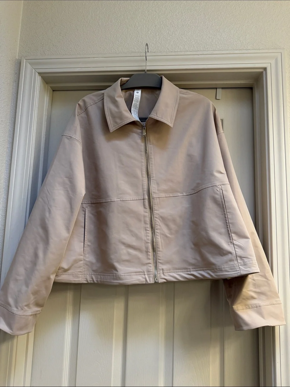 lululemon Twill Collored Jacket Tan water repellent